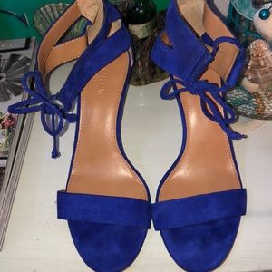 J Crew purple blueberry pumps